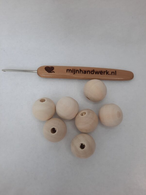 22 MM HOUTEN KRALEN NATUREL