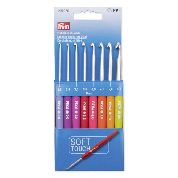 Prym Haaknaalden set soft greep 2.00-6.00mm